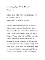 NGOẠI GIAO THỜI CUỐI TRẦN, THỜI HỒ VÀ HẬU TRẦN – PHẦN 2 docx
