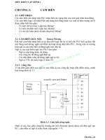 BÀI GIẢNG ĐIỀU KHIỂN LẬP TRÌNH 1 - CHƯƠNG 3: CẢM BIẾN pps