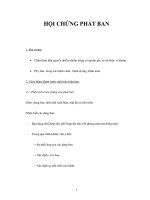 HỘI CHỨNG PHÁT BAN doc