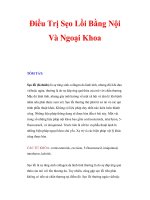 Điều Trị Sẹo Lồi Bằng Nội Và Ngoại Khoa doc