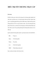 ĐIỀU TRỊ TỔN THƯƠNG THẬN CẤP ppsx