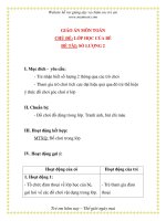 Giáo án chương trình đổi mới ĐỀ TÀI: SỐ LƯỢNG 2 docx