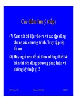 Bài giảng công nghệ phần mềm : Thiết kế và Lập trình part 2 ppsx