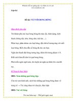 Giáo án chương trình mới: Lớp lá Đề tài: VUI VỚI BONG BÓNG pdf