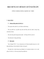 HỘI CHỨNG SUY HÔ HẤP CẤP Ở NGƯỜI LỚN docx