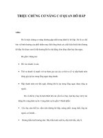 TRIỆU CHỨNG CƠ NĂNG C Ơ QUAN HÔ HẤP potx