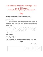 14 ĐỀ THI THỬ CD&DH TPHP NĂM 2011 Môn thi: ĐỊA LÝ, Khối C ĐỀ 3+4 pot