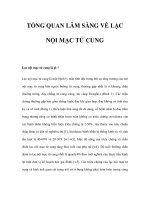 TỔNG QUAN LÂM SÀNG VỀ LẠC NỘI MẠC TỬ CUNG pps