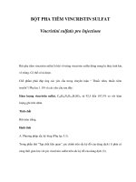 BỘT PHA TIÊM VINCRISTIN SULFAT potx