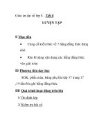 Giáo án đại số lớp 8 - Tiết 8 LUYỆN TẬP doc