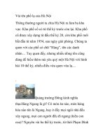 Vài tên phố lạ của Hà Nội pptx