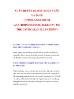 XUẤT HUYẾT DẠ DÀY, RUỘT TRÊN VÀ DƯỚI pot