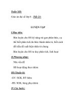 Giáo án đại số lớp 8 - Tiết 23:LUYỆN TẬP pdf