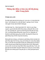 Lịch sử trung cổ:Những đặc điểm cơ bản của chế độ phong kiến Trung Hoa docx