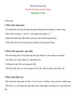 Giáo án giảng dạy khối lớp Lá: Chủ đề: Bé tham gia giao thông pot