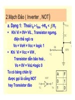 Điện tử học : Mạch phân cực Transistor lưỡng cực nối part 6 pdf