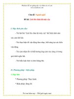 Giáo án chương trình đổi mới Đề tài: Lớn lên cháu lái máy cày pdf