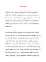 Giáo án cho trẻ khiếm thính: Khiếm thính pptx