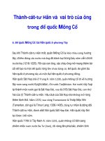Thành-cát-tư Hãn và vai trò của ông trong đế quốc Mông Cổ_4 ppsx