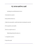 VỆ SINH KHÔNG KHÍ docx
