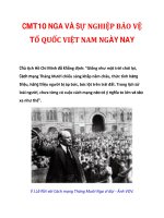 CMT10 NGA VÀ SỰ NGHIỆP BẢO VỆ TỔ QUỐC VIỆT NAM NGÀY NAy_1 doc
