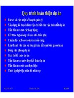 Bài giảng hệ điều hành : Phương pháp Quản lý Dự án CNTT part 10 pot