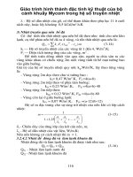 Giáo trình hình thành đặc tính kỹ thuật của bộ cánh khuấy Mycom trong hệ số truyền nhiệt p1 potx