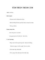 TÂM THẦN TRẦM CẢM doc