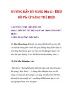 HƯỚNG DẪN KỸ NĂNG ĐỊA LÍ - BIỂU ĐỒ VÀ KỸ NĂNG THỂ HIỆN PHẦN 3 potx