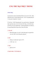 UNG THƯ ĐẠI TRỰC TRÀNG doc
