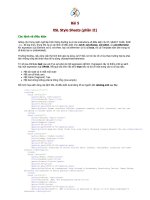 XSL Style Sheets part 2 pot