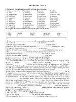 ĐỀ KIỂM TRA - TEST 4 pdf