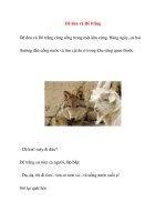 Kể chuyện bé nghe: Dê đen và Dê trắng pptx