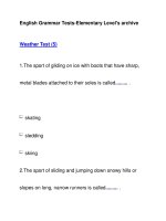 English Grammar Tests-Elementary Level''''s archiveWeather Test (5) pps