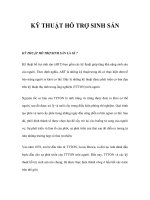 KỸ THUẬT HỖ TRỢ SINH SẢN pptx