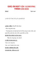 GIÁO ÁN NGỮ VĂN 11CHƯƠNG TRÌNH CĂN BẢN_7 potx