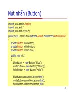 Lập trình Java cơ bản : Các thành phần GUI part 5 ppsx