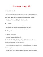 Trò chuyện về ngày Tết pot