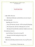 Giáo án chương trình mới: Lớp Chồi Bạn kiến tập thể dục docx