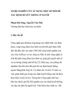 BÁO CÁO KHOA HỌC: 