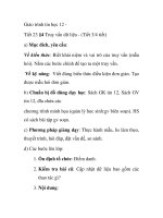 Giáo trình tin học 12 - Tiết 3: Truy vấn dữ liệu (Tiết 3/4 tiết) potx