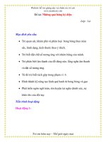 Giáo án chương trình mới: Lớp lá Đề tài: Những quả bóng kỳ diệu pps