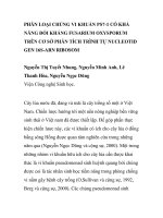 BÁO CÁO KHOA HỌC: 