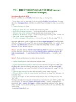 THỦ THUẬT DOWNLOAD VỚI IDM pdf