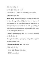 Giáo trình tin học 12 - bài 3: Các lệnh và thao tác cơ sở Tiết 20-BÀI TẬP THỰC HÀNH pptx