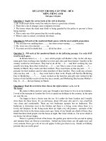 ĐỀ LUYỆN THI HSG CẤP TỈNH – ĐỀ 8 MÔN: TIẾNG ANH pot