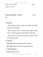 Giáo án đại số lớp 7 - Tiết 46: . Luyện tập pdf