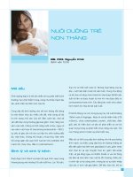 NUÔI DƯỠNG TRẺ NON THÁNG doc