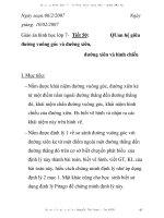 iáo án hình học lớp 7- Tiết 50: đường vuông góc và đường xiên ppt