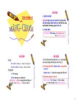 bài giảng lập trình kỹ thuật chương 4 mãng chuỗi